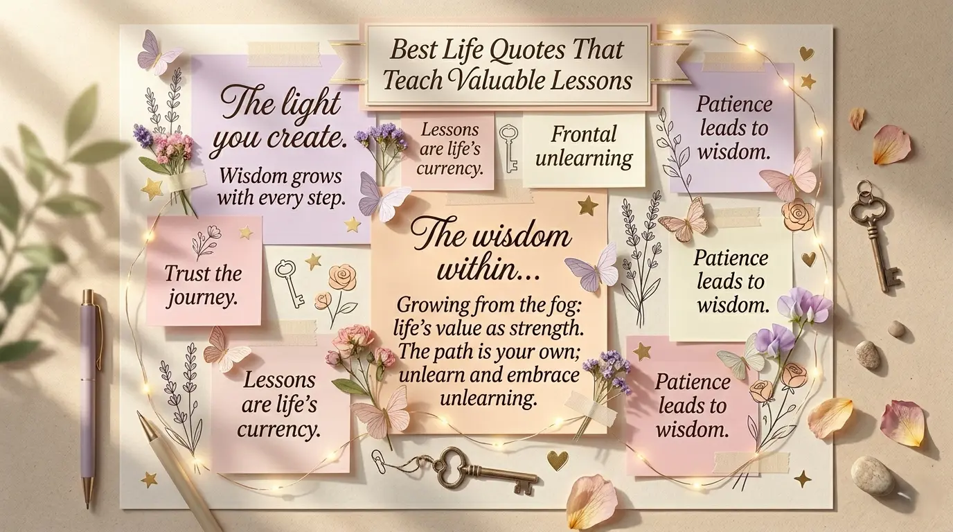 Best Life Quotes That Teach Valuable Lessons